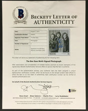Load image into Gallery viewer, The Bee Gees Autographed ATCO Records Publicity Photo Robin Maurice Beckett LOA
