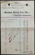 Rare Sales Ledger 1901 Dawson City Hardware Store Famous McLennan McFeely + Co
