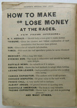 Load image into Gallery viewer, 1899 Rare 19th Year Goodwin Official Turf Guide Paperback Goodwin's Horse Racing
