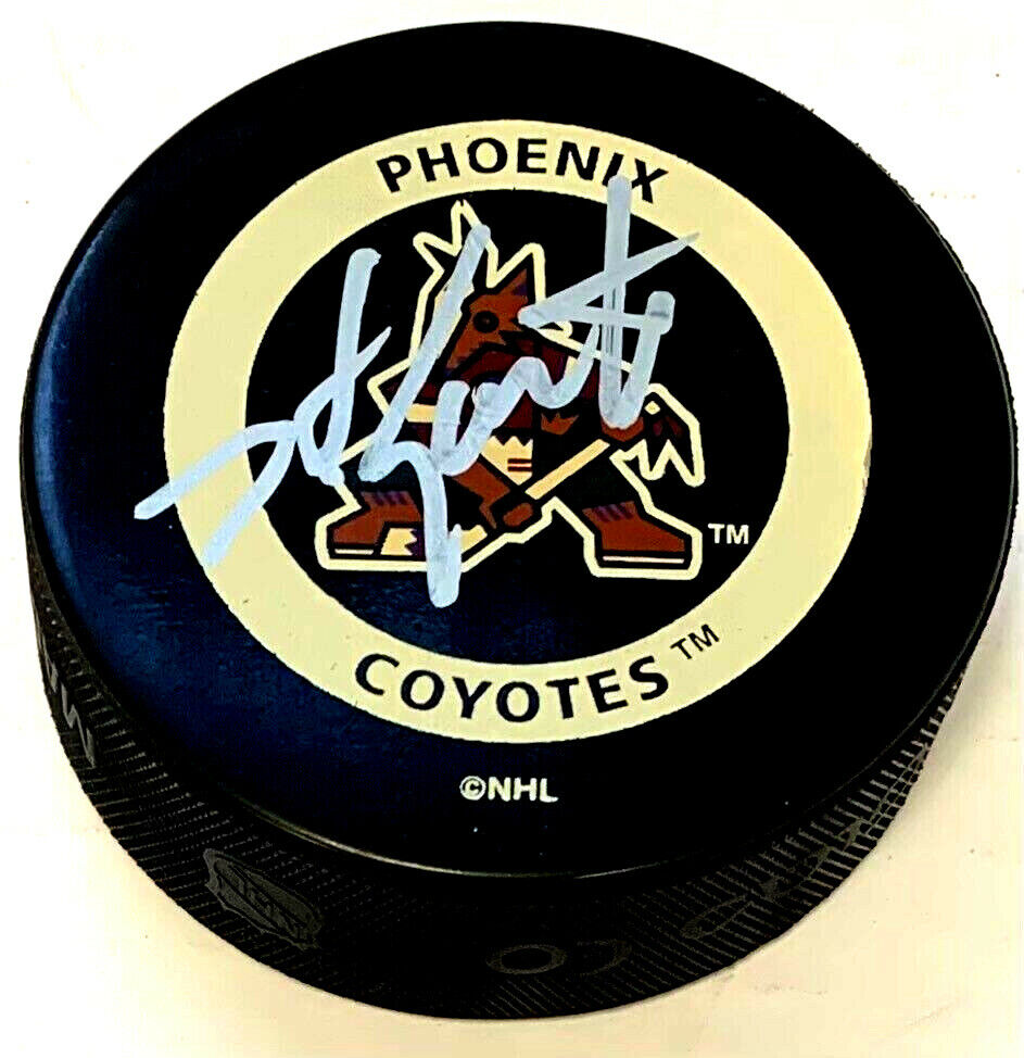 Mike Gartner Signed Phoenix Coyotes Hockey Puck Autographed NHL