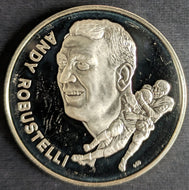 1972 Andy Robustelli Pro Football Hall Of Fame Medal Franklin Mint 1 Troy Oz NFL