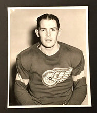 Load image into Gallery viewer, 1937 Detroit Red Wings Eddie Wares Turofsky Photo Vintage Hockey NHL
