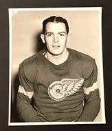 1937 Detroit Red Wings Eddie Wares Turofsky Photo Vintage Hockey NHL