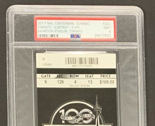 Load image into Gallery viewer, 2017 NHL Centennial Classic Full Ticket Toronto Maple Leafs vs Red Wings PSA 9
