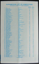 Load image into Gallery viewer, 1987 116th British Open Golf Championship Pairing Sheet Muirfield PGA European
