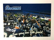 Toronto Argonauts CFL Football Grey Cup Champions Postcard Vintage Canada Sports