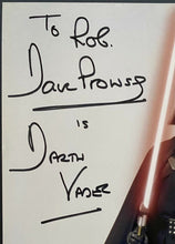 Load image into Gallery viewer, David Prowse Actor Signed Autographed Photo Darth Vader Star Wars JSA
