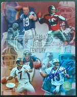 Dan Marino Autographed Quarterbacks Of The Century NFL Football Photo Signed JSA