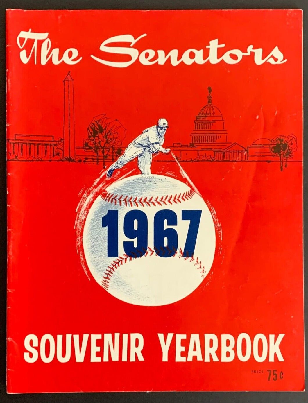 1967 Washington Senators MLB Baseball Yearbook Vintage Year Book