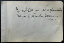 Load image into Gallery viewer, 1938 Vintage Signed NHA Hockey NHL Player Broadcaster Percy LeSueur Autographed
