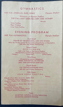 Load image into Gallery viewer, August 10th 1932 Los Angeles Summer Olympics Day Program Historical VTG Sports
