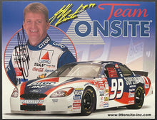 Load image into Gallery viewer, 2001 Jeff Burton Signed NASCAR Racing Promo Photo Card Autographed
