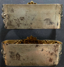 Load image into Gallery viewer, Napkin Rings Portugal Vintage Pair 833 Silver Raised Relief Image Antique

