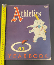 Load image into Gallery viewer, 1952 Vintage MLB Philadelphia Athletics Baseball Yearbook
