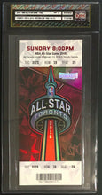 Load image into Gallery viewer, 2016 NBA Basketball All-Star Toronto Ticket Kobe Bryant Last Appearance Graded 9
