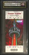 2016 NBA Basketball All-Star Toronto Ticket Kobe Bryant Last Appearance Graded 9