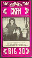 1971 CKFH Radio Survey Record Chart Toronto Music 3 Dog Night The Bells