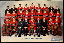 Load image into Gallery viewer, 1964-65 NHL Hockey Montreal Canadiens Yearbook / Media Guide Jean Beliveau Cover
