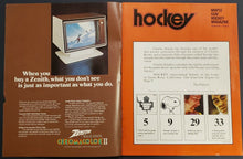 Load image into Gallery viewer, 1974-1975 NHL Hockey Black Hawks Program Toronto Maple Leafs Chicago Blackhawks
