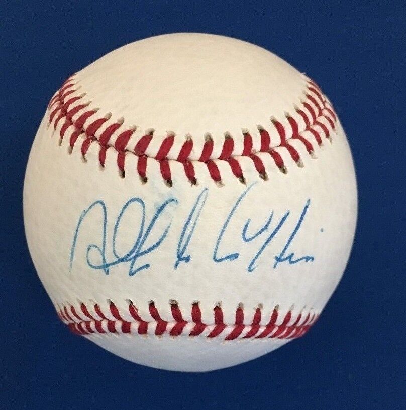 Alfredo Griffin Autographed Official Toronto Blue Jays Logo Signed Baseball MLB