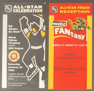 1996 NHL All Star Game Reception + Celebration Ticket Boston Vintage Hockey