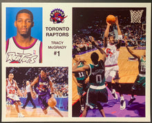 Load image into Gallery viewer, Toronto Raptors Tracy McGrady #1 Composite Photo Sheet NBA Basketball
