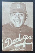 Load image into Gallery viewer, 1966 Don Newcombe MLB Baseball Exhibit Card #166 Dodgers
