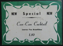 Load image into Gallery viewer, 1964 Jack Dempsey New York City Restaurant Menu + Special Cocktail Card Boxing
