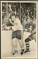 1973 Chicago International Amphitheatre WHA Cougars vs Winnipeg Jets Press Photo