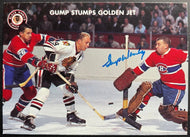 1995/96 Parkhurst Hockey Gump Worsley Signed Autographed NHL Hockey Card