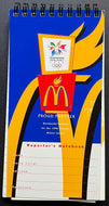 1998 Winter Olympic Games Nagano Reporters Notebook McDonald’s Info Inside