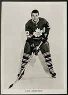 1968-69 NHL Hockey Toronto Maple Leafs Paul Henderson Team Issued Photo Vintage