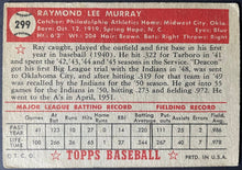 Load image into Gallery viewer, 1952 Topps Baseball #299 Ray Murray MLB Card Philadelphia Athletics 5th Series
