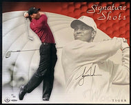 Signed PGA Golf Legend Authentic Autographed Tiger Woods Upper Deck Photo COA