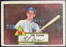 Load image into Gallery viewer, 1952 Topps Baseball #291 Gil Coan MLB Card Washington Senators 5th Series
