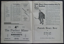 Load image into Gallery viewer, 1936 Chicago Stadium Rare Hockey Doubleheader Program Blackhawks vs NY Rangers
