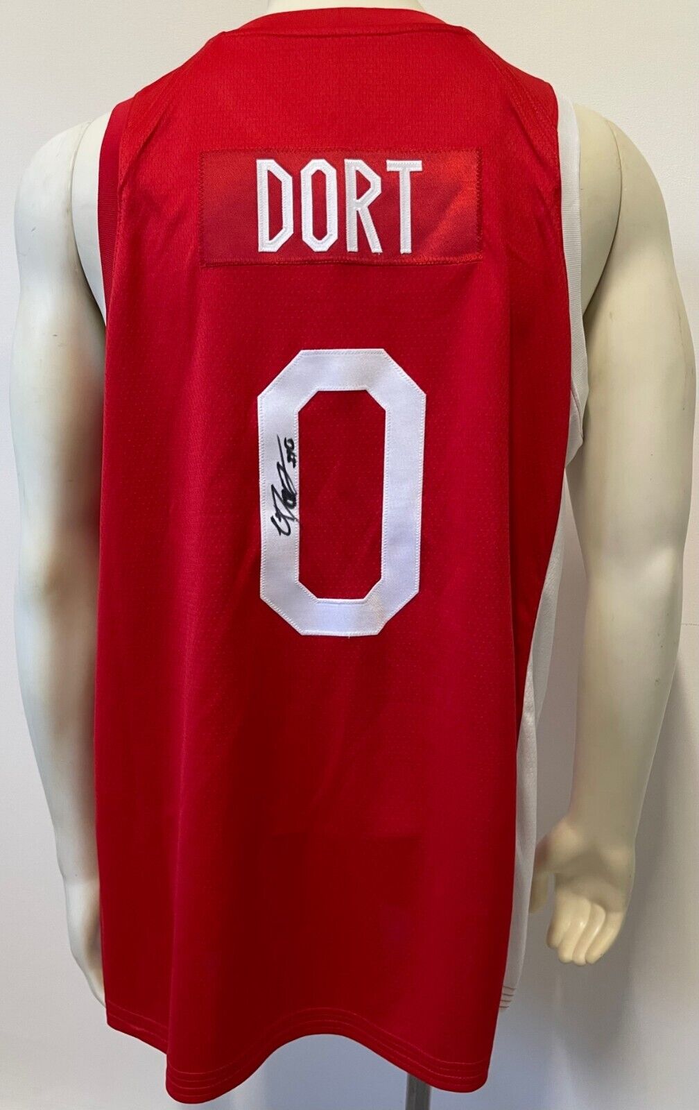 Lu Dort Autographed Team Canada Nike Olympic Basketball Jersey Signed CBF LOA