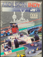 1986 Inaugural Molson Indy Toronto Folio Brochure Press Notes Vintage