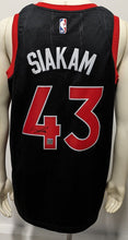 Load image into Gallery viewer, Pascal Siakam Autographed Black Jordan Jumpman Raptors Jersey Signed NBA COA
