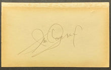 Load image into Gallery viewer, James Cagney Autographed Index Card Signed Vtg Actor Movie Star JSA COA
