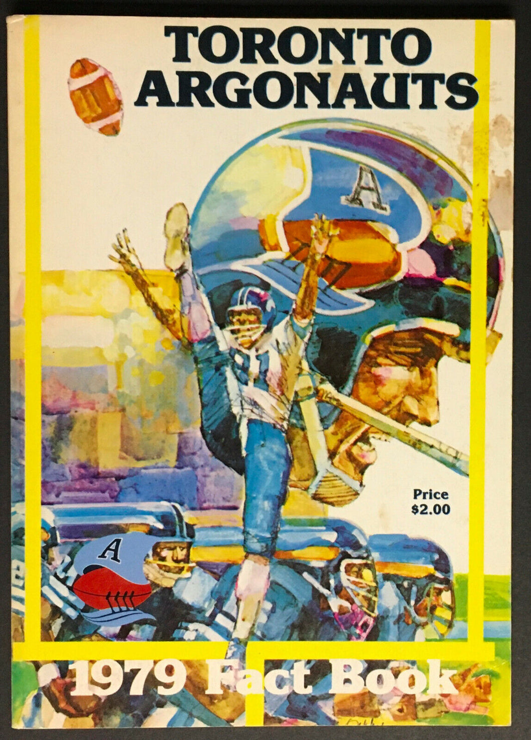 Vintage CFL Football Toronto Argonauts 1979 Media Guide Yearbook Fact Book