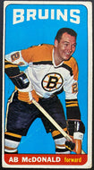 1964-65 Vintage Boston Bruins Ab McDonald Topps Tallboy NHL Hockey Card