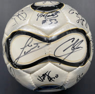 2008 L.A. Galaxy Team Signed x20+ Ball Autographed David Beckham MLS LOA JSA