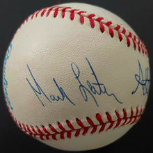 Load image into Gallery viewer, Mark + Al Leiter Dual Signed Autographed American League Rawlings Baseball
