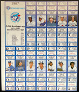 1987 Syracuse Chiefs 10th Anniversary Ticket Set MiLB AAA Toronto Blue Jays MLB