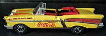 Load image into Gallery viewer, 1957 Coca Cola Chevrolet Bel Air Die Cast Metal Car Matchbox Collectibles 1:43
