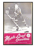 1961-1962 NHL Hockey Program Toronto Maple Leafs Leaf Gardens Bob Pulford Cover