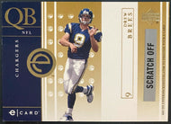 2001 San Diego Chargers Quarterback Drew Brees Football E-Card E-DB NFL
