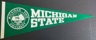 Vintage Michigan State University Full Size Pennant Founded 1855