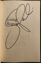 Load image into Gallery viewer, 2009 Sarah Palin Signed HC Copy Going Rogue Autographed 1st Ed First Edition

